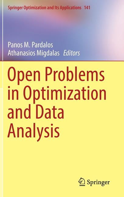 Springer Optimization and Its Applicatio Open Problems in Optimization ...
