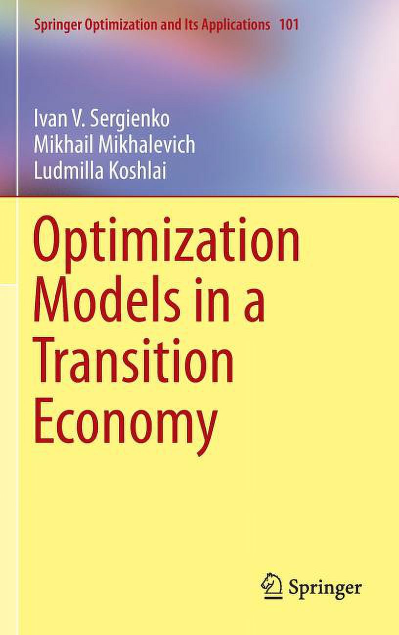 Springer Model Springer Optimization and Its Applicatio Optimization Models in a ...