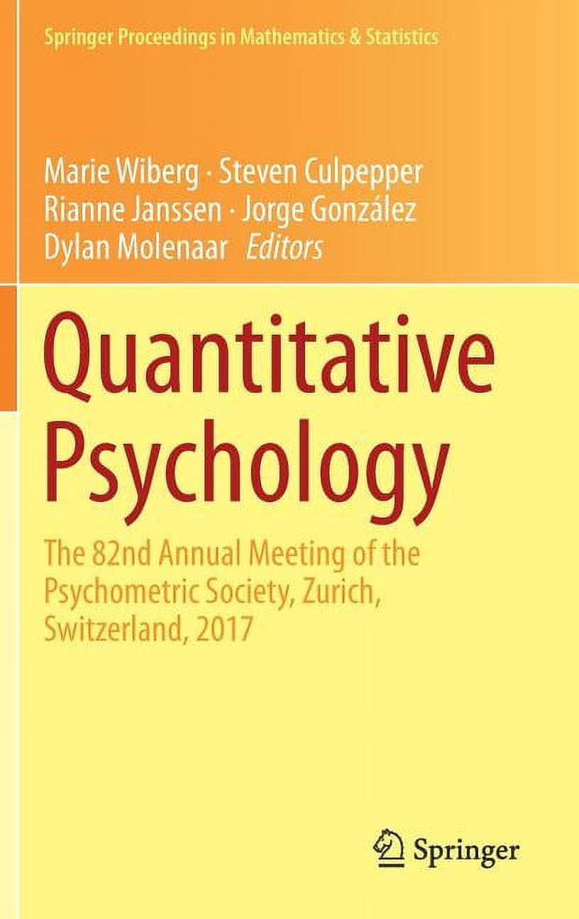 Springer Proceedings in Mathematics & Quantitative Psychology: The 82nd ...