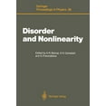 thumbnail image 1 of Springer Proceedings in Physics Disorder and Nonlinearity: Proceedings of the Workshop J.R. Oppenheimer Study Center Los Alamos, New Mexico, 4-6 May, 19, Book 39, (Paperback), 1 of 1