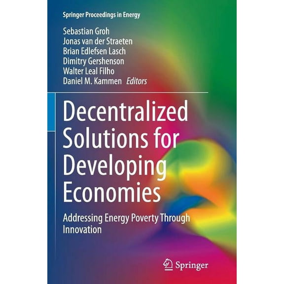 Springer Proceedings in Energy Decentralized Solutions for Developing Economies: Addressing Energy Poverty Through Innovation, (Paperback)