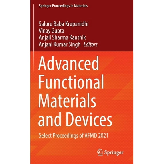 Springer Proceedings in Materials Advanced Functional Materials and Devices: Select Proceedings of Afmd 2021, Book 14, (Hardcover)