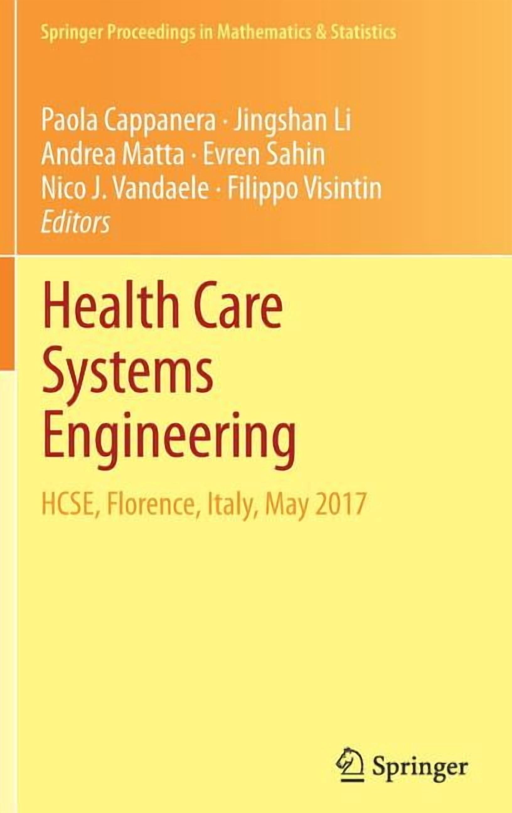Italian Springer Springer Proceedings in Mathematics & St Health Care Systems ...
