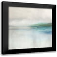 thumbnail image 1 of Springer, Rachel 15x15 Black Modern Framed Museum Art Print Titled - Stillness in Aqua II, 1 of 5