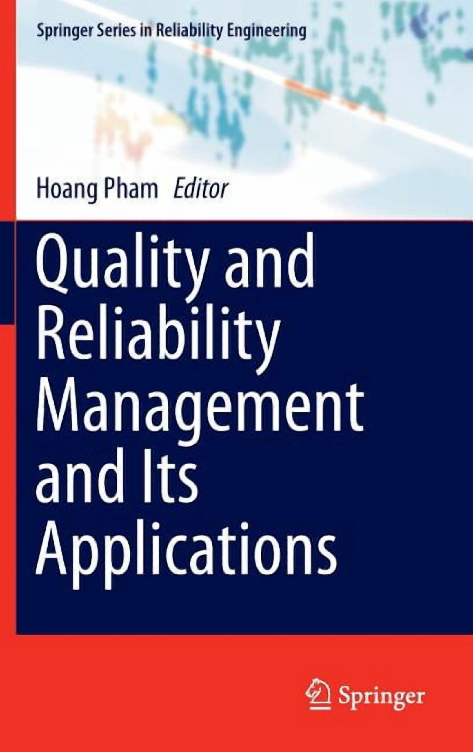 Springer Reliability Engineering Quality and Reliability Management and ...
