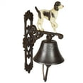 thumbnail image 1 of Springer Spaniel Dog Bell Cast Iron Sign Plaque Door Wall Fence Gate Post House, 1 of 4