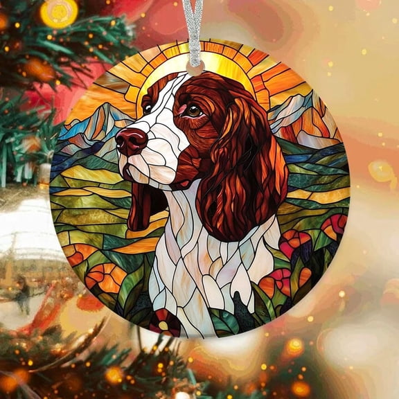 Springer Spaniel Dog Tree Ornaments, Springer Spaniel Dog for Christmas 2025, Springer Spaniel Dog Christmas Keepsake, Christmas Hanging Dcor Ye4fYo