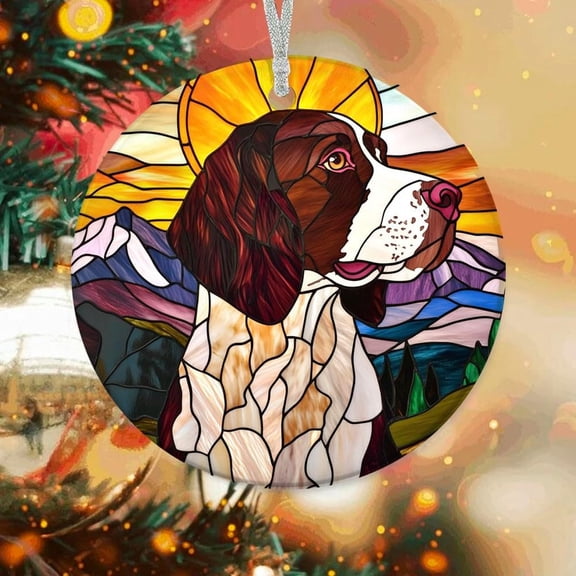 Springer Spaniel Dog Tree Ornaments, Springer Spaniel Dog for Christmas 2025, Springer Spaniel Dog Christmas Keepsake, Christmas Hanging Dcor xpFzlB