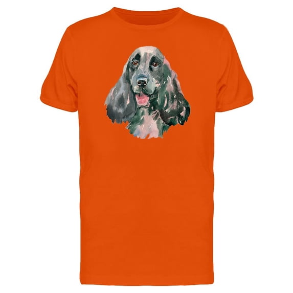 Springer Spaniel Head Painting Tee Men's -Image by Shutterstock