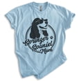 thumbnail image 1 of Springer Spaniel Mom, Unisex Women's Shirt, English Springer Spaniel, Spaniel Owner, Funny Dog Mom Gift, Heather Light Blue, 3X-Large, 1 of 6