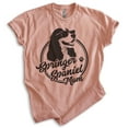 thumbnail image 1 of Springer Spaniel Mom, Unisex Women's Shirt, English Springer Spaniel, Spaniel Owner, Funny Dog Mom Gift, Heather Sunset, Medium, 1 of 6