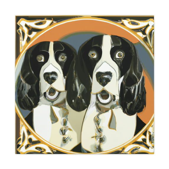 "Springer Spaniel Splendor" - Canvas
