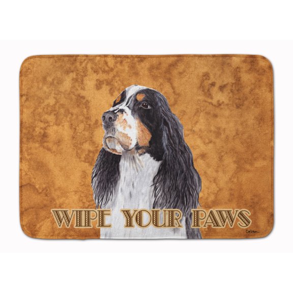 Springer Spaniel Wipe your Paws Machine Washable Memory Foam Mat