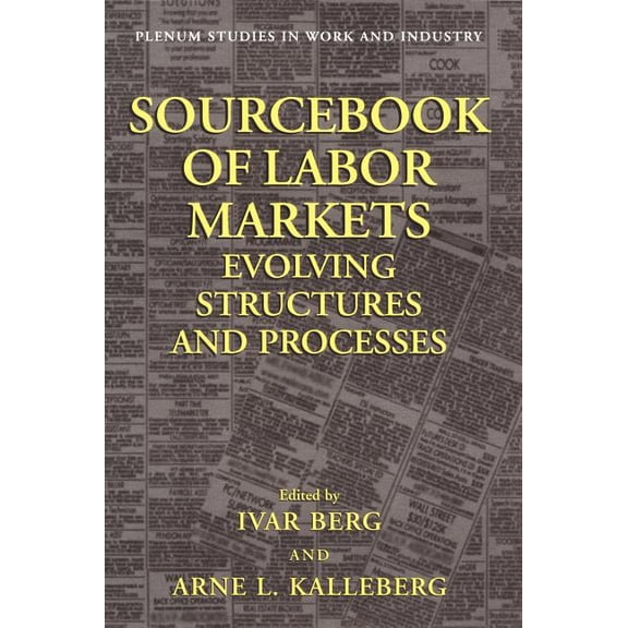 Springer Studies in Work and Industry Sourcebook of Labor Markets: Evolving Structures and Processes, (Hardcover)