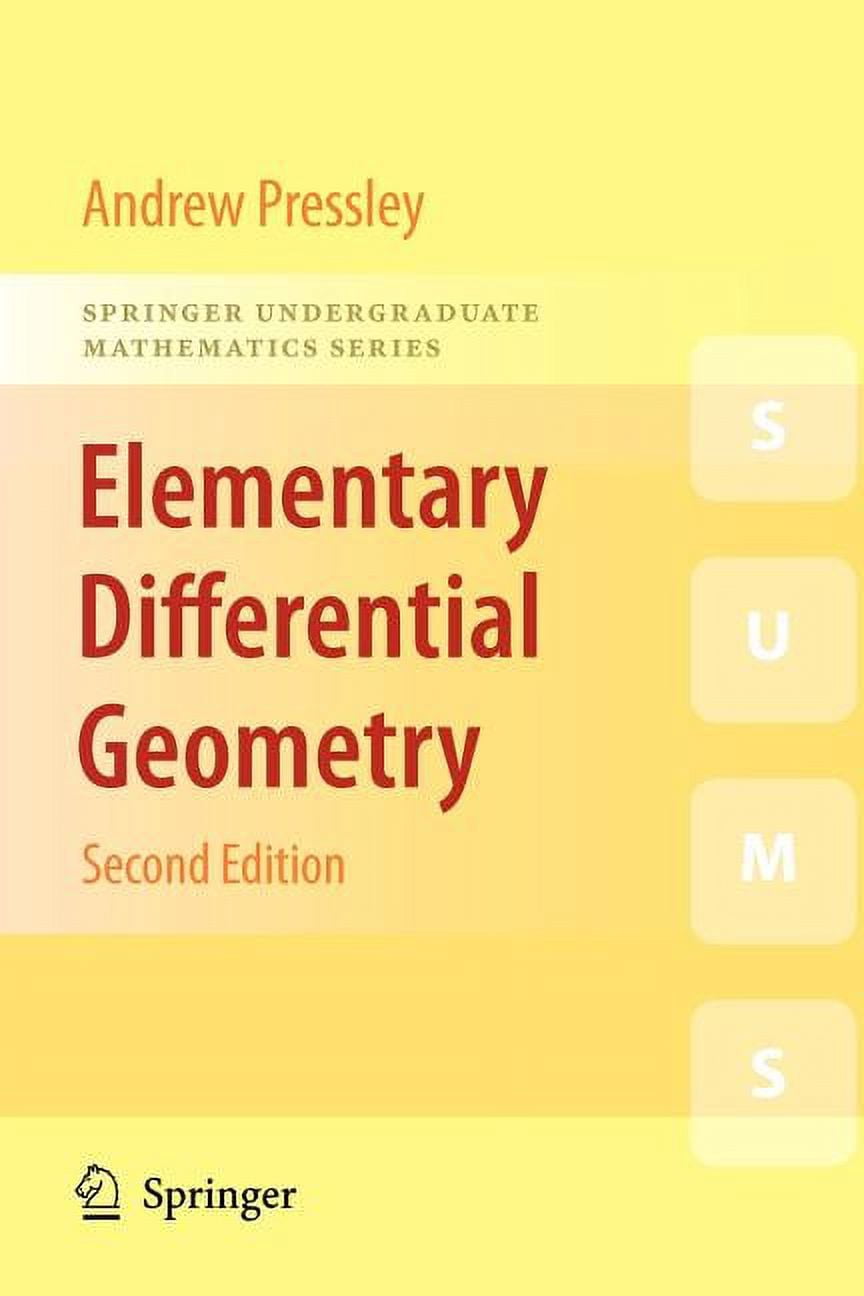 Springer Undergraduate Mathematics Elementary Differential Geometry ...