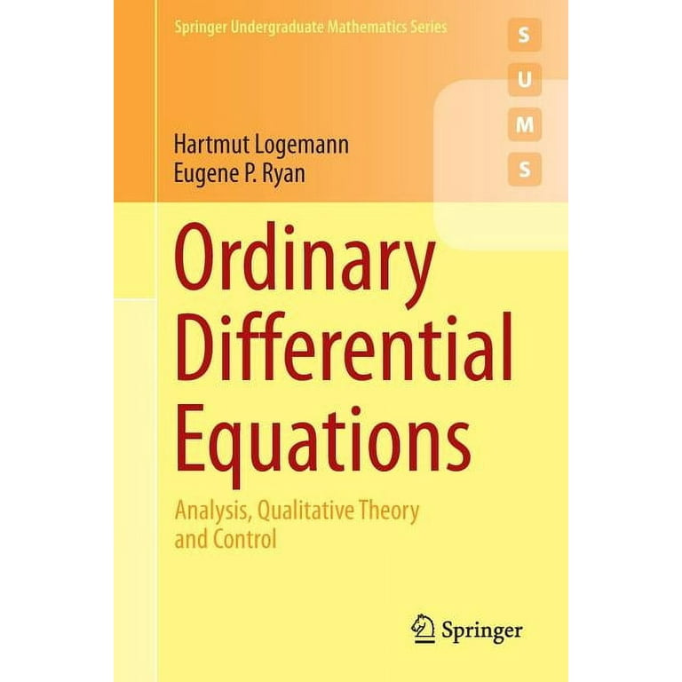 Springer Undergraduate Mathematics: Ordinary Differential