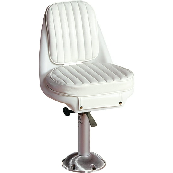 Springfield 1000605-L Seafarer Chair & Pedestal Package - White