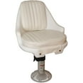 thumbnail image 1 of Springfield Newport Manual Adjustable Economy Chair Package, White (Includes Seat with Cushions, Pedestal, Mounting Plate and Swivel), 1 of 1