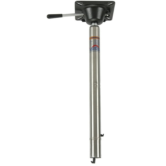 Springfield Marine 1642008 Spring-Lock Power-Rise Adjustable Pedestal - Stand Up, 22-1/2" to 29-1/2"