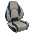 thumbnail image 1 of Springfield Fish Pro High Back Folding Seat - Blue/Grey, 1 of 3