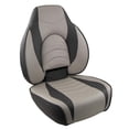 thumbnail image 1 of Springfield 1780238 Deluxe Fish Pro High Back Seat - Charcoal/Grey, 1 of 3