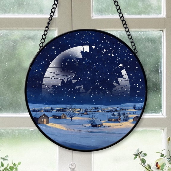 Springfield City Ohio, Custom Ornaments 2025, Springfield Ornaments 2025, Springfield Gift, Stained Glass Suncatcher Gift for Travel Lovers 2nFZlI