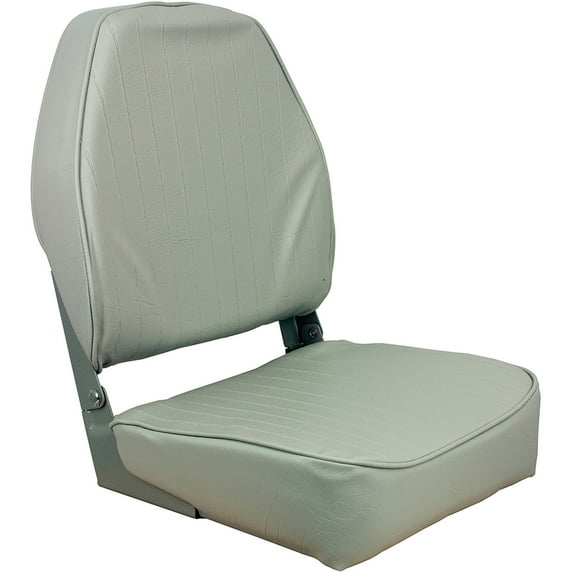 Springfield Marine 1040643 High Back Folding Coach Seat - Gray