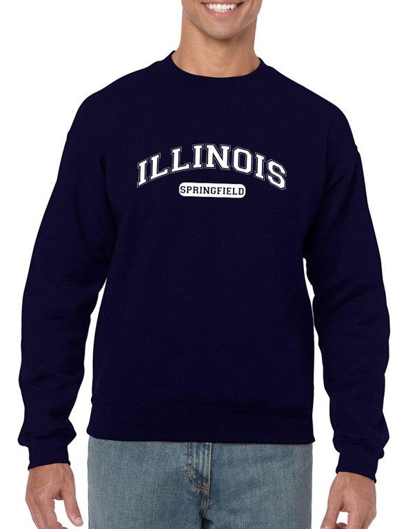 Springfield Illinois Men Sweatshirt, Male Small