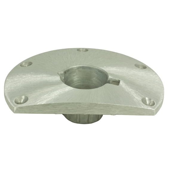 Springfield Marine 1600005 Taper-Lock 9" Satin Flat Side Base