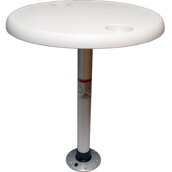 Springfield Marine 1690202 Stowable Table Package - 24", Round