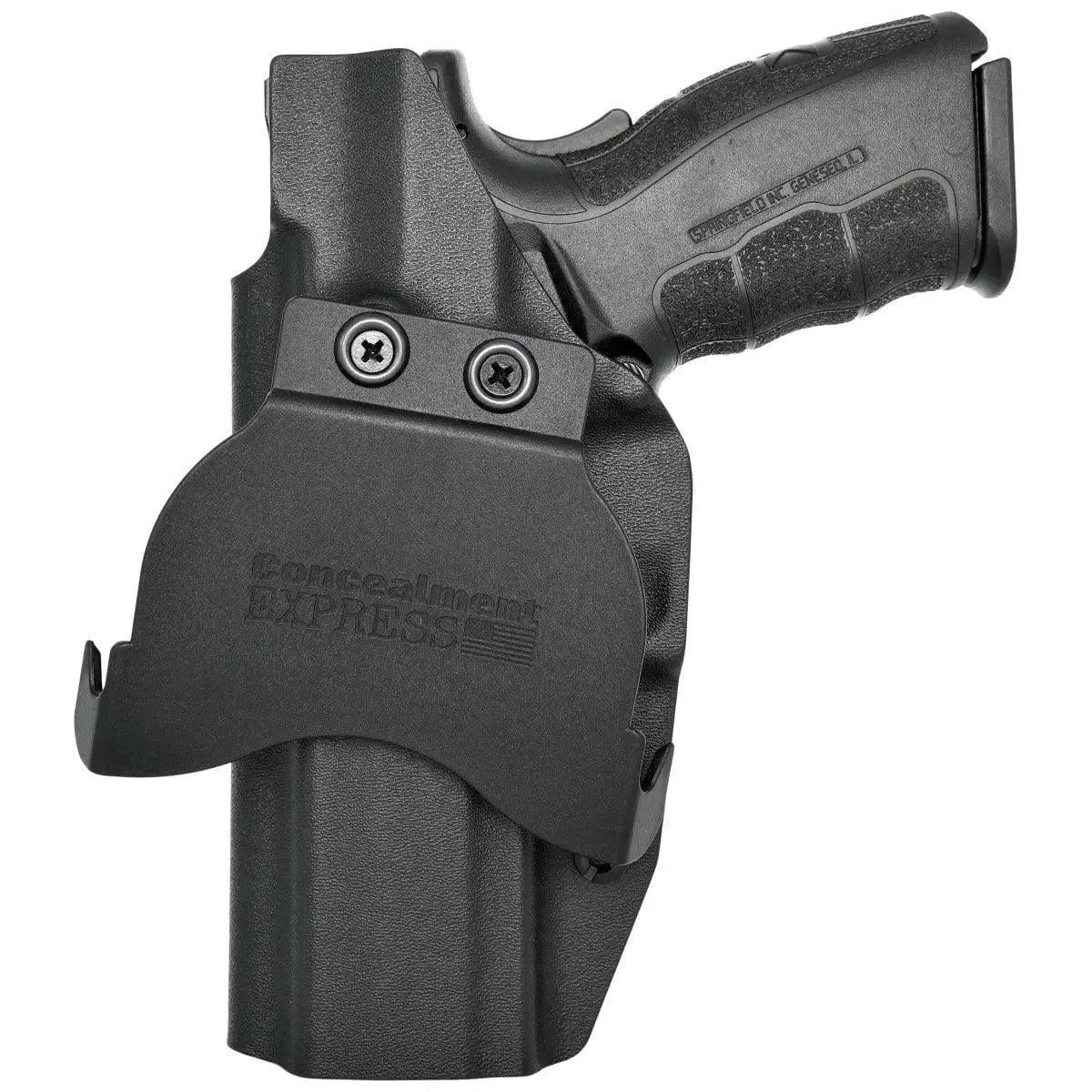 Springfield XDM 5.25in Paddle Holster Black / Left Hand by Rounded Gear