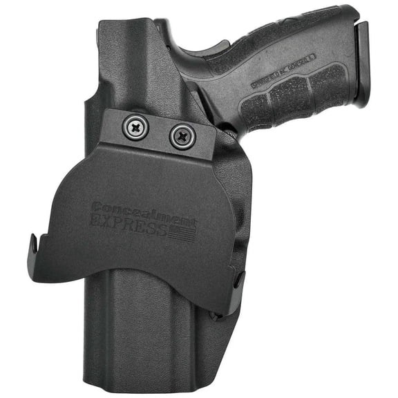 Springfield XDM 5.25in Paddle Holster Black / Left Hand by Rounded Gear