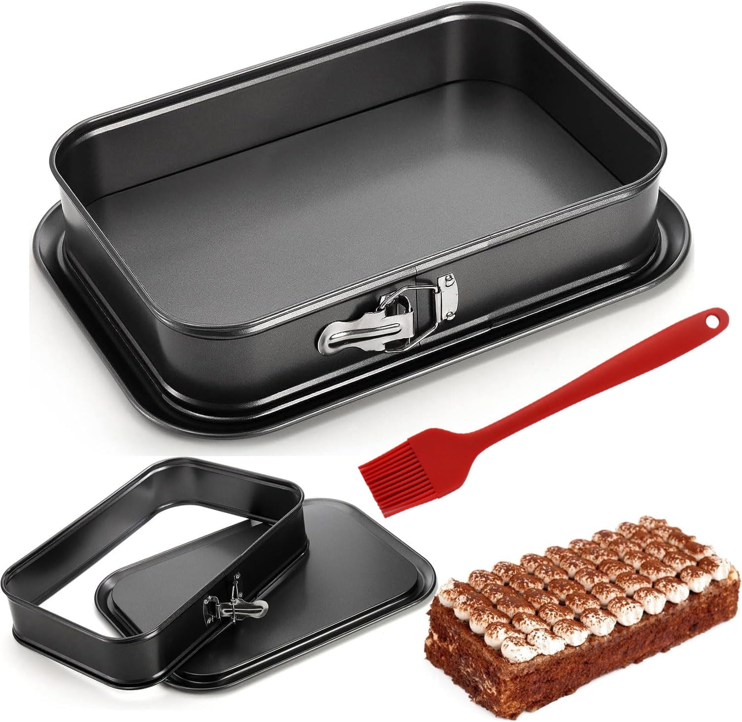 Dingrich Springform Cake Pan, Carbon Steel Bakeware with Removable