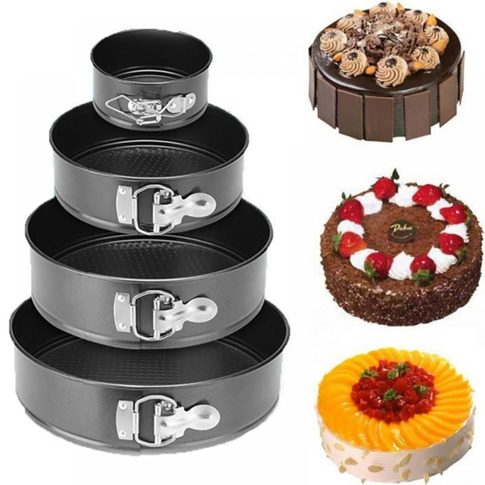 1pc/3pcs, Springform Cake Pans (4''), Non-Stick Round Baking Cake Mold,  Mini Baking Pan, Oven Accessories, Baking Tools, Kitchen Gadgets, Kitchen  Acce
