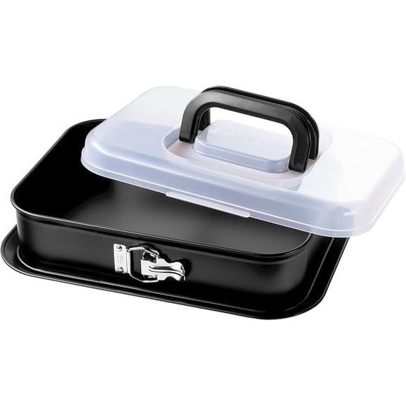 Springform Pan Non-Stick Coating, Steel Black, 39 x 27.5 x 39 cm