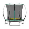 thumbnail image 1 of Springfree No Gap Trampoline - 6FT Family-Safe Bounce with Silent Elastic Cords & Gap-Free Safety Net - Durable PVC Pad - Green, 1 of 7