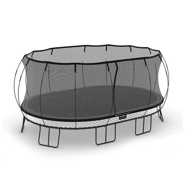 Springfree Heavy Duty Jumbo Oval 12 x 19 ft Trampoline with Enclosure