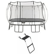 Springfree Trampoline Square 13 Ft Trampoline & FlexrStep V2 Safety Ladder
