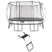 Springfree Trampoline Square 13 Ft Trampoline & FlexrStep V2 Safety Ladder