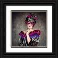 thumbnail image 1 of Springgay, Daniel 26x26 Black Ornate Wood Framed with Double Matting Museum Art Print Titled - Queen Of Colour, 1 of 4