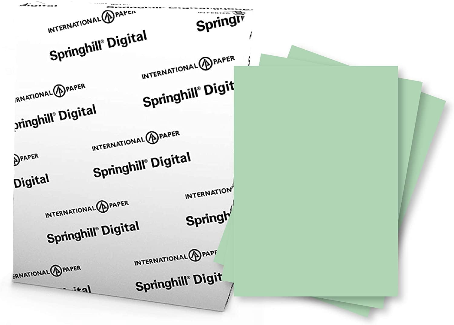 Springhill 11” x 17” Green Colored Cardstock Paper, 110lb, 199gsm, 250 Sheets (1 Ream) – Premium Heavy Cardstock, Printer Paper with Smooth Finish for Cards, Flyers, Scrapbooking & More – 025320R