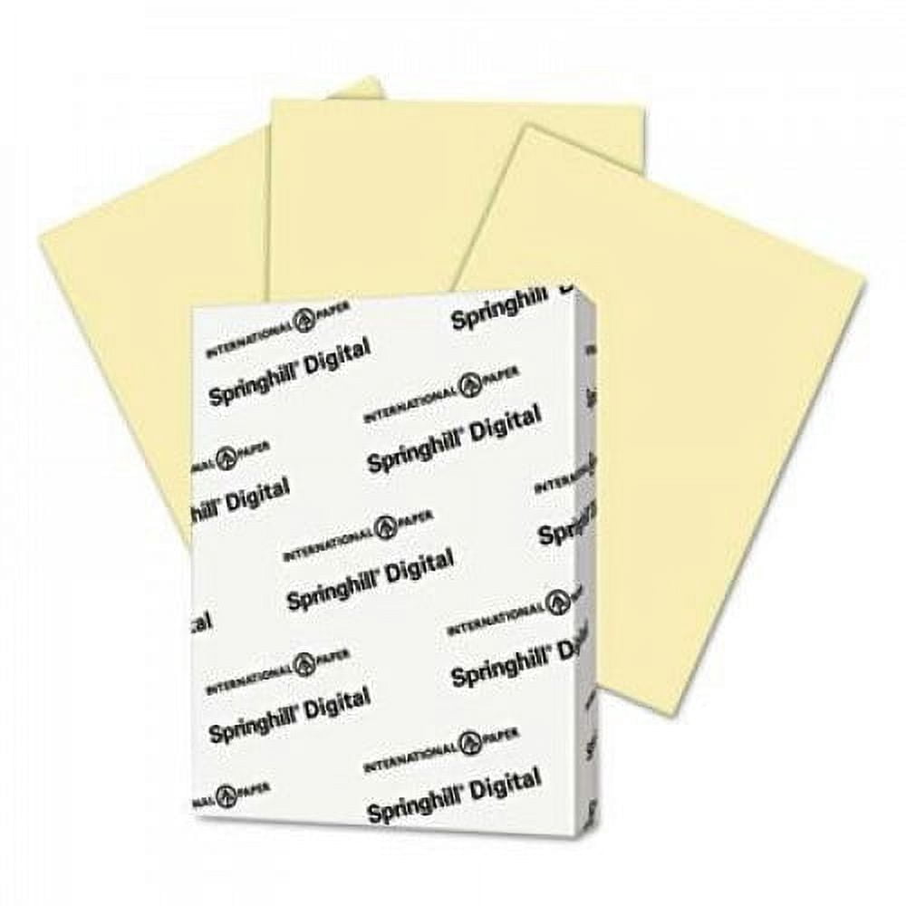 Springhill - 3 Pack - Digital Index Color Card Stock 90 Lb 8 1/2 X 11 Canary 250 Sheets/Pack "Product Category: Paper & Printable Media/Cards & Card Stock"