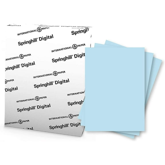 Springhill Buff Colored Cardstock Paper, 90lb Index, 163 gsm, 8.5 x 11 card stock, 10 Ream Case / 2,500 Sheets - Lightweight Cardstock with Smooth Finish (055100C)