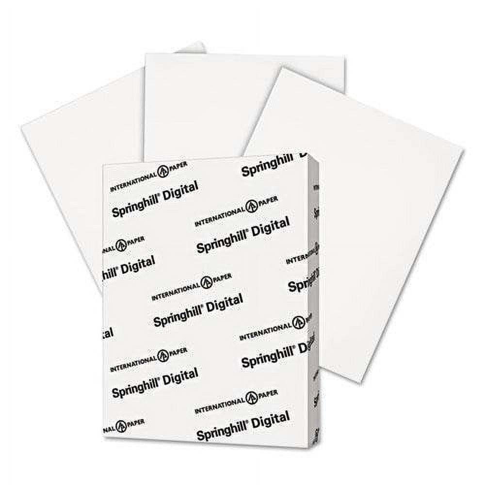 Springhill. Digital Index White Card Stock, 90 lb, 8 1/2 x 11, 250 Sheets/Pack (15101)