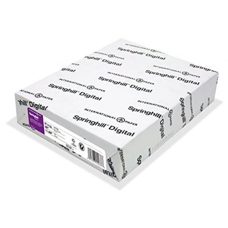 Springhill Digital Opaque Colors Canary, 70lb, Letter, 8.5 x 11, 4,000 Sheets / 10 Ream Case, Made The USA