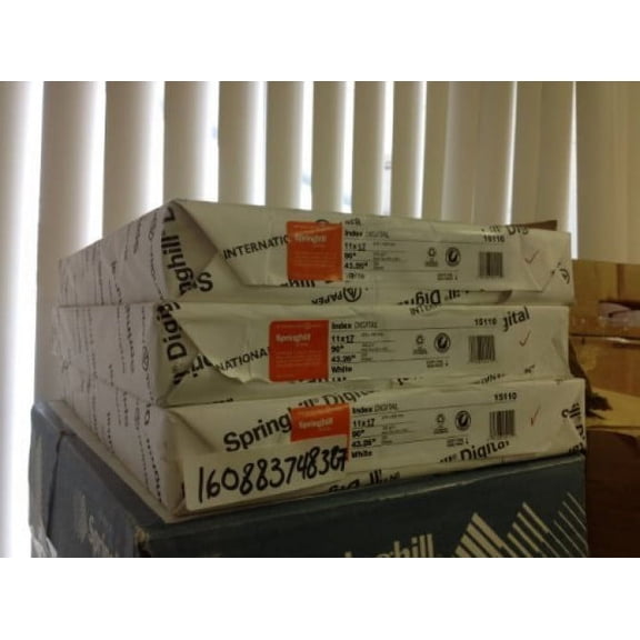 Springhill Index 11x17 90lb White 250 Sheets 15110 by Spring Hill