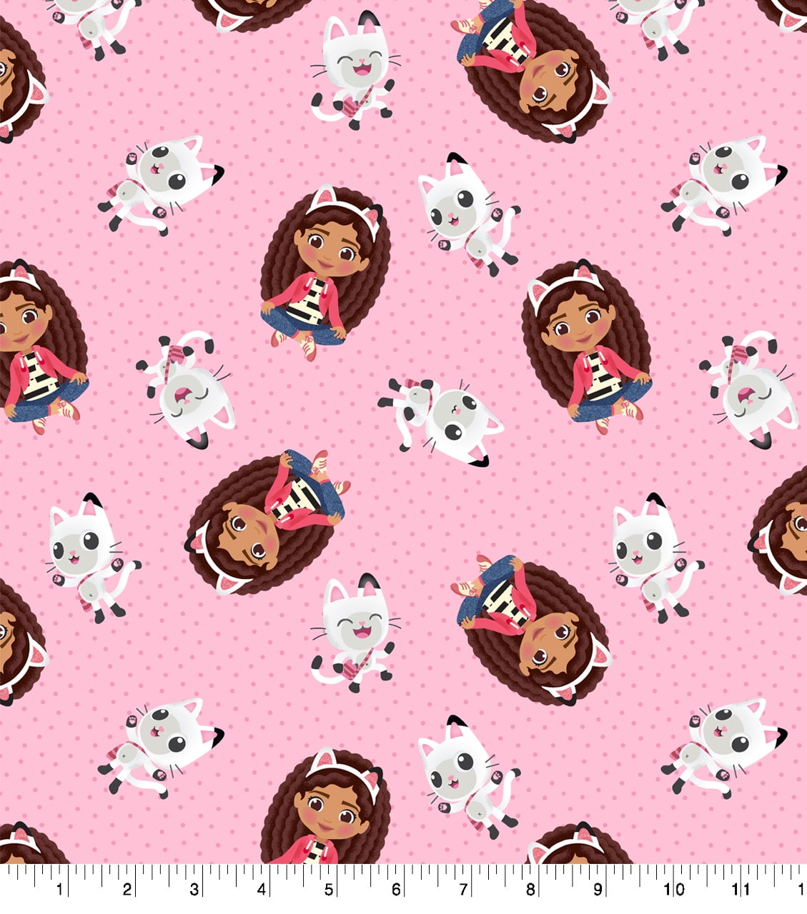 Springs Creative 56" Cotton Gabbys Dollhouse Toss Sewing & Craft Fabric