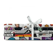 Springs Creative Cotton 21" Disney Villains Assorted Fat Quarter Bundle, 5 Pieces