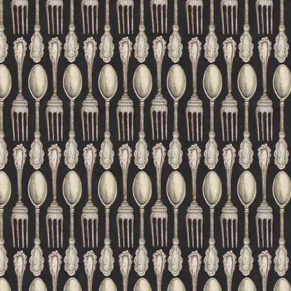 Springs Creative Country Flock Table Setting 100% Cotton Fabric sold by The Yard