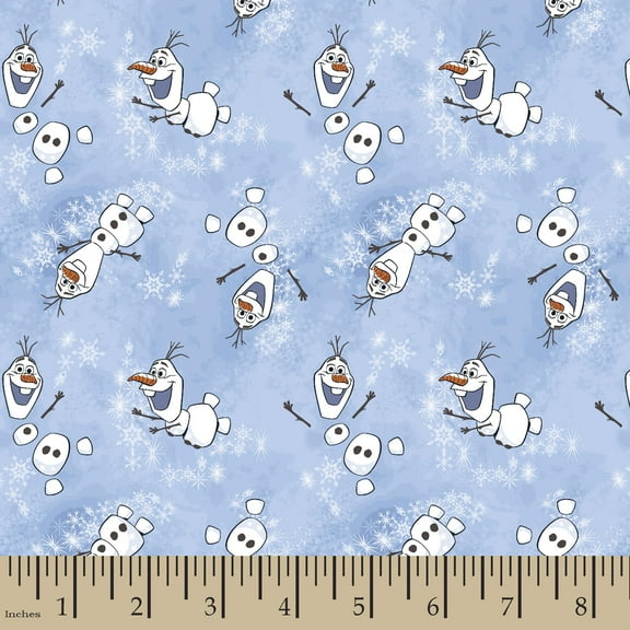 Springs Creative Disney Frozen 2 Olaf Toss 1 Yard Precut Fabric